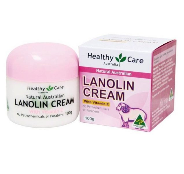 Kem dưỡng da Healthy Care Lanolin Cream with Vitamin E 100g