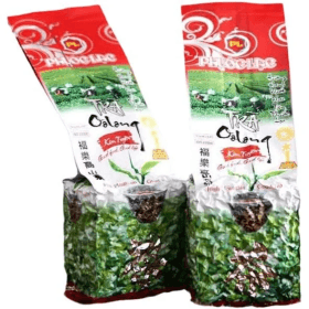 Trà Ô long Kim Tuyên gói hút chân không Phước Lạc xuất khẩu Đài Loan