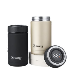 Cốc giữ nhiệt thông minh hiển thị nhiệt độ KAXIFEI hai lớp chân không Inox 304 cao cấp