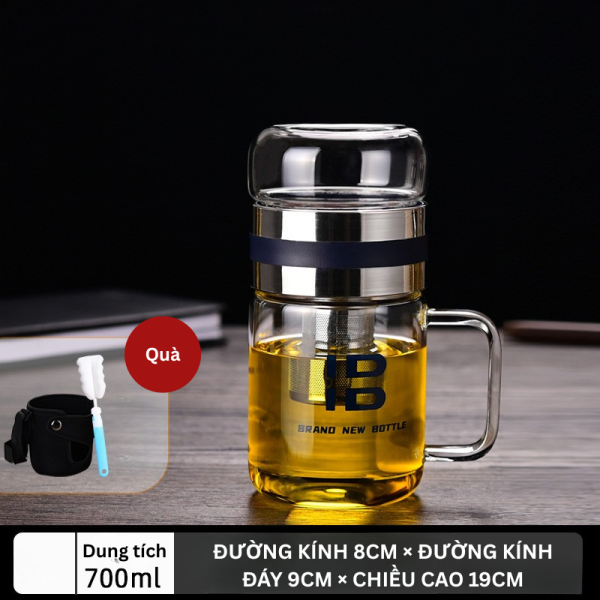 Cốc Pha Trà Thủy Tinh BOROSILICATE Cao Cấp Chịu Nhiệt - Hình ảnh 2