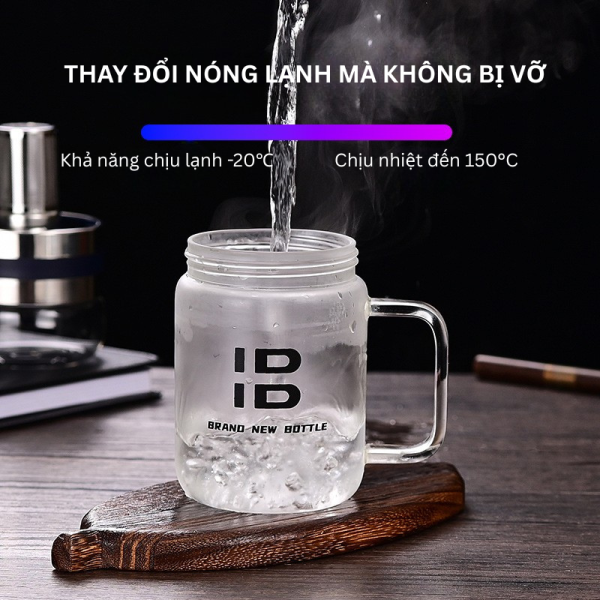 Cốc Pha Trà Thủy Tinh BOROSILICATE Cao Cấp Chịu Nhiệt - Hình ảnh 3